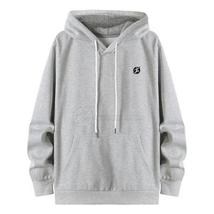 Conjunto de pantalones cortos y Sudadera con capucha de algodón 100% respetuoso con el medio ambiente OEM para hombre, chándales transpirables de manga larga de talla grande para la temporada de primavera al mejor precio - Product Image 2