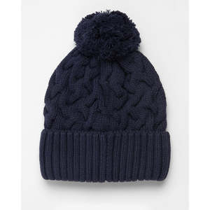 Gorro de Punto Grueso de Invierno, Suave y Cálido, con Pompón, Acogedor, Unisex, para Clima Frío, Uso Diario, Diseño de Hilo Grueso, Personalizable - Product Image 2