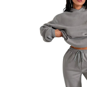 Conjunto Deportivo de Dos Piezas con Capucha, Unisex, Personalizado, de Algodón y Poliéster, Cómodo, Holgado y Transpirable, al Por Mayor - Product Image 5
