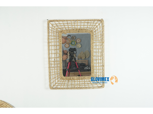 Hot Selling Product Jute Seagrass Bathroom <b>Mirror</b> Decor <b>Mirrors</b> Decoration <b>Wall</b> Customize Package Living Room Furniture - Product Image 3