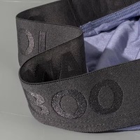 Caleçon design personnalisé pour homme Sous-vêtement short pour homme en coton respirant sans couture avec motif imprimé jetable Taille tricotée