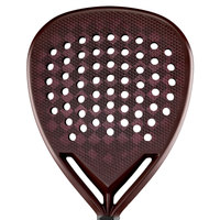 Ensemble de raquettes à pagaie en carbone avec logo personnalisé Raquettes à pagaie en forme de larme Équilibre dans le temps Cadre en aluminium Filet en fibre Conceptions de raquettes EVA personnalisées
