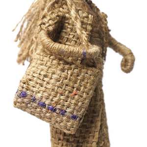 Wholesale Modern Farmhouse Design Environmental Friendly 22cm Burlap <b>Miniature</b> Home Decoration Rustic Handmade Table Accent - Product Image 5