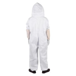Conjunto de traje de apicultura blanco Traje transpirable de malla de tres capas para apicultores Equipo de protección personal - Product Image 3