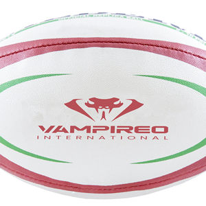 Pelota de rugby HS estándar con logotipo personalizado de alto rendimiento directo de fábrica al por mayor, opciones duraderas y de compra a granel - Product Image 1