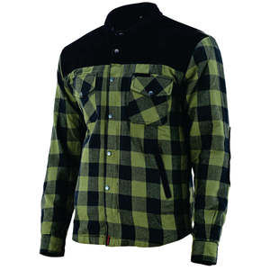 Chemise en flanelle pour moto personnalisée confortable, tissu % polyester, coupe-vent, séchage rapide, été/hiver, boutons sur le devant, poches poitrine - Product Image 2