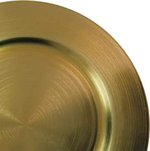 Placa de cargador redonda de acero inoxidable más vendida, diseño martillado chapado en oro para decoraciones de bodas y uso en restaurantes de hoteles - Product Image 5