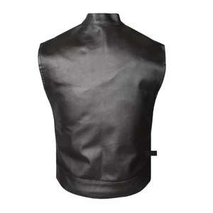 เสื้อกั๊กสำหรับคนขี่มอเตอร์ไซค์หนังผ้าใบไซส์ใหญ่พิเศษสำหรับผู้ชายเสื้อกั๊กสำหรับขี่มอเตอร์ไซค์ฤดูใบไม้ร่วง2025 - Product Image 3