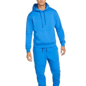 Top azul al por mayor personalizado suéter en blanco ajuste regular sudaderas con capucha hombres nuevo estilo Casual personalizar sus propias sudaderas con capucha para hombres mejor precio - Product Image 3