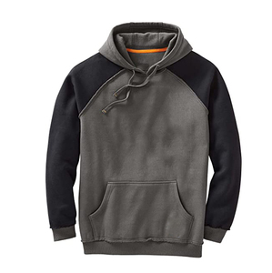 Sweats à capuche pour hommes logo personnalisé pull à capuche avec impression en relief 100% coton polaire poche design coupe-vent - Product Image 2
