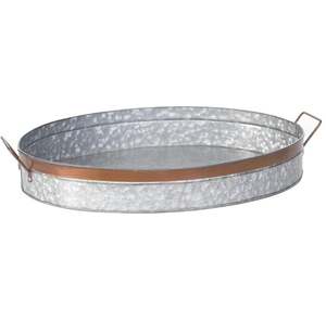 Bandeja de servicio de forma redonda de metal de madera clásica para el hogar decorativo hotel restaurante bar utensilios de cocina Decoración de mesa hecha en India 2025 - Product Image 6