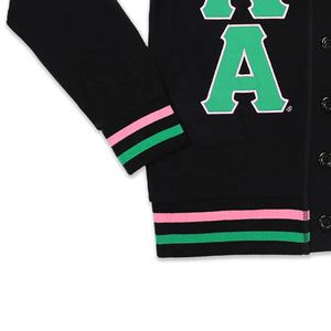 Cárdigans Personalizados de Manga Larga con Cuello en V, de Lana/Acrílico, con Botones, Casuales, para Hermandades y Fraternidades, con Logotipo Bordado y Apliques - Product Image 5