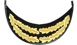 Visor Peak German Ceremonial Peak bordado OEM Peak Cap Trenzado Bordado a mano - Product Image 4