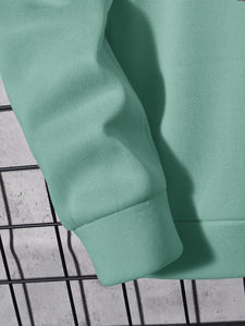 เสื้อฮู้ดดี้ปักโลโก้แบบนูน 3 มิติ รุ่น Undefined 2024 ผ้าฝ้าย 100% เนื้อหนา ออกแบบ OEM สำหรับผู้ชาย - Product Image 4