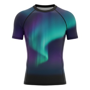 Maillot de compression durable pour hommes, femmes et enfants, idéal pour l'entraînement MMA, BJJ, Jiu-Jitsu No-Gi, personnalisable par sublimation, vente en gros de maillots de bain - Product Image 1