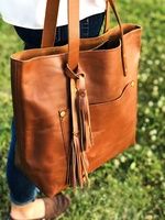 Sac fourre-tout vintage personnalisable en cuir véritable, résistant à l'eau, durable et portable pour femme, collection 2025, toutes saisons, LWTB-0035