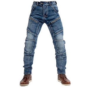 Meilleur design, jean moto extensible, coupe slim, D-Ride, course moto, respirant, séchage rapide, haute qualité, durable, protection du motocycliste - Product Image 1