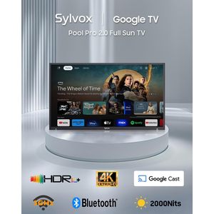 75 Inch Waterproof Smart Outdoor <b>TV</b> 2000 Nits Brightness 4K UHD Weatherproof LED <b>Backlight</b> 120Hz Refresh Voice Assistant Remote - Product Image 4