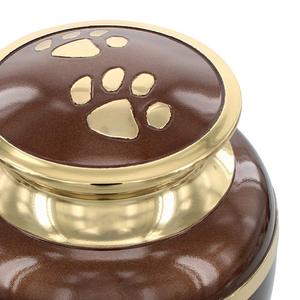 Urnes de crémation en forme de patte d'or pour chiens et chats, en laiton de meilleure qualité pour animaux de compagnie - Product Image 2