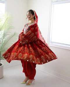 Costume 3 pièces en dentelle brodée professionnel très demandé, nouveau style, robe afghane kuchi pour femmes musulmanes, pour les mariages et les fêtes - Product Image 5