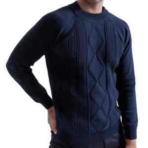 Suéteres de Lana de Alta Calidad para Hombre, Invierno 2025, Tejido de Punto, Secado Rápido, Transpirable, Personalizable OEM/ODM - Product Image 2