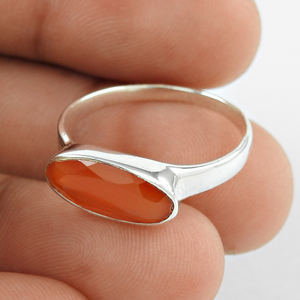 925พลอยอเมทิสต์สีม่วงธรรมชาติแหวนรูปไข่เงินแท้สำหรับเครื่องประดับงานหมั้น - Product Image 6