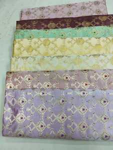 Custom Made Brocade Silk Fabrics in a <b>Wide</b> Assortment of Patterns Suitable for Dress Designers Available in Dark Bright Colour - Product Image 6