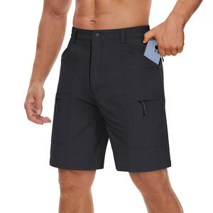 Pantalones Cortos Cargo Casuales de Cintura Media para Hombre con Múltiples Bolsillos, Ropa de Trabajo Ligera de Mezcla de Algodón para Verano - Product Image 5