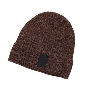 Gorro personalizado teñido liso de invierno, gorros de punto cálido con bordado impreso, diseño de logotipo para hombres y mujeres, gorros para deportes al aire libre, gorros - Product Image 1