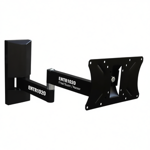 Soporte de Pared para TV/Monitor ENTR1020 VESA 100 x 200 Negro, con Ganchos y Rieles de Triple Articulación para Televisores de hasta 30 kg - Product Image 2