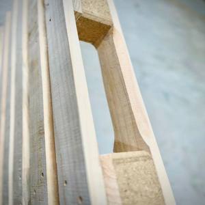 Paleta de Madera Resistente para Envíos, 1200x800mm, Madera Secada en Horno, Entrada de 4 Vías, Paleta de Carga Reutilizable - Product Image 1