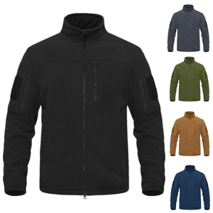Chaqueta de invierno de otoño para hombre, ropa informal estilo Hip Hop con cuello levantado, abrigo con cremallera, forro polar ligero, Color sólido, esponjoso, respetuoso con el medio ambiente - Product Image 2