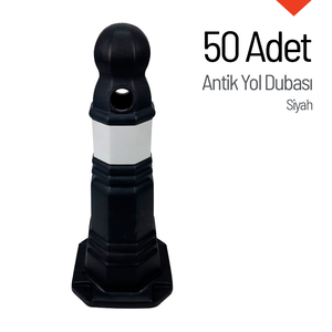 Ensemble de 50 poteaux de signalisation routière anciens noirs pour la décoration de jardin - Product Image 4
