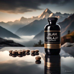 60 PCs Packing 100% Pure Sundried Himalayan <b>Shilajit</b> Powder Capsules <b>Natural</b> Organic Fulvic Acid Supplements Money Back - Product Image 6