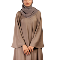 Abaya noire de style turc, pakistanais et de Dubaï, design parapluie, qualité supérieure, vêtements musulmans, faible MOQ