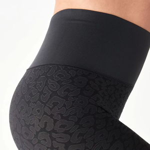 Professional Manufacturer's High Quality Women's Sport <b>Leggings</b> New Design for Casual Wear Solid Color Breathable <b>Knitted</b> Fabric - Product Image 2