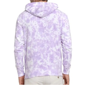 Sudadera con Capucha Extra Grande Tejida con Estampado Tie-Dye para Hombre, Diseño de Logotipo Personalizado, Mangas Largas, 100% Algodón, Secado Rápido, Transpirable, Otoño - Product Image 3