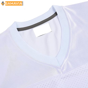 SAMAVIA <b>men's</b> American Football uniform Mesh Jersey Breathable Custom Uniform Shirt RTS Available - Product Image 3