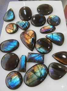 Cabujón de Labradorita Azul de Alta Calidad, Piedra Preciosa Suelta Multiflash para Joyería al por Mayor, Joyería de Labradorita, Labradorita Natural - Product Image 2