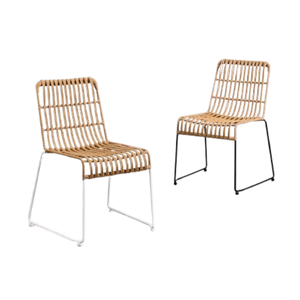 Silla de comedor de ratán natural hecha a mano de nuevo artículo, diseño moderno para muebles de sala de estar, venta al por mayor de la fábrica de Vietnam - Product Image 2