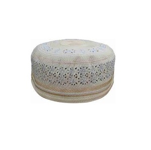 Nouvel article Meilleure conception casquette musulmane pour adulte Arabie saoudite chapeau Namaz casquettes de prière tricoté chapeau à entrejambe logo personnalisé de haute qualité - Product Image 1