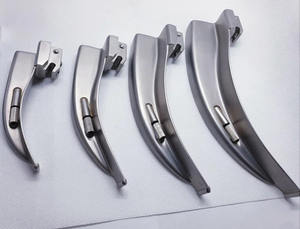 Juego de laringoscopio Premium 4 cuchillas Macintosh de acero inoxidable resistente a la corrosión para manejo de Vías Respiratorias intubación endotraqueal - Product Image 3