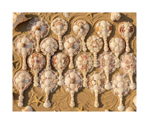 High Quality Seashell Makeup Hand <b>Mirror</b> - Natural Shell Art Design for Boutique Spa and Home Use - Product Image 3