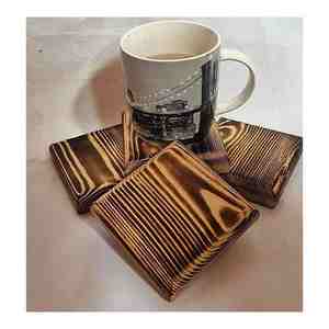 Gran demanda con precio razonable, posavasos personalizados hechos en la India para bebidas, madera de mango de nogal, diseño personalizado, calidad de exportación - Product Image 1