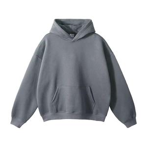 Sudadera de talla grande para hombre, sudaderas con capucha, Jersey, sudaderas con capucha de lana, sudaderas con capucha en blanco de gran tamaño, logotipo personalizado básico, mezcla de algodón - Product Image 4