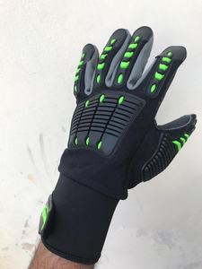 Wholesale Popular Heavy Duty Work Gloves, Oil Gas Resistant Work Gloves, Cut Resistant <b>TPR</b> Impact Utility Gloves - Product Image 2