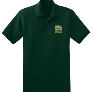 เสื้อยืดกอล์ฟปักโลโก้น้ำหนัก220-280gsm สูงสำหรับผู้ชายเสื้อโปโลแบบลำลองแบบถักสีพื้น - Product Image 1