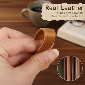 Accesorio de llavero de cuero de primera calidad diseñado para organizar las llaves del hogar, la oficina y del vehículo con un estilo y durabilidad atemporales. - Product Image 6