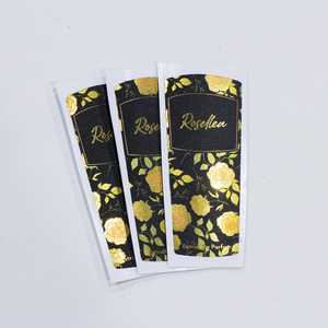 High Quality Elegant Fragrance Waterproof Perfume Labels Shiny Metallic Finish Durable Adhesive Branding <b>Sticker</b> Packaging - Product Image 2