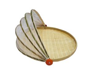 Cubierta de bambú natural para alimentos con cubierta multicolor para el hogar y la cocina 100% material de bambú con la mejor calidad hecho en Vietnam - Product Image 1